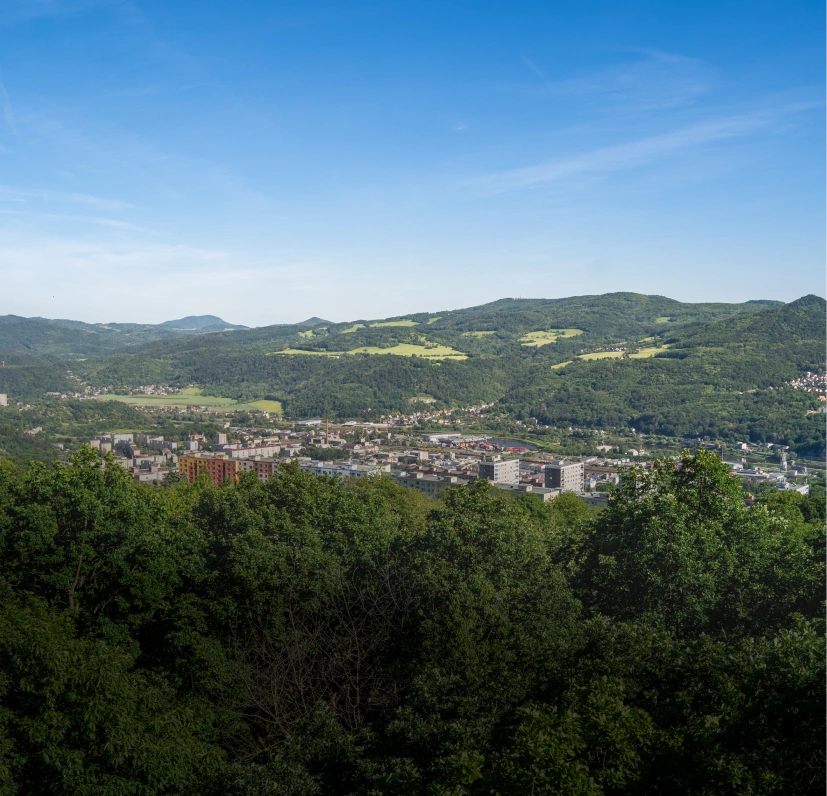 Rodinné domy v okolí Ústí nad Labem
