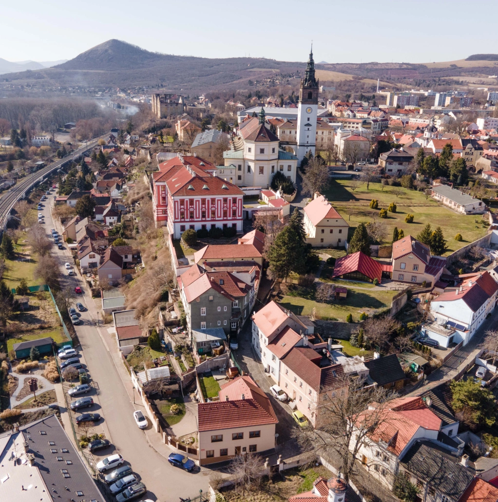 Starší městská zástavba a rodinné domy v Litoměřicích